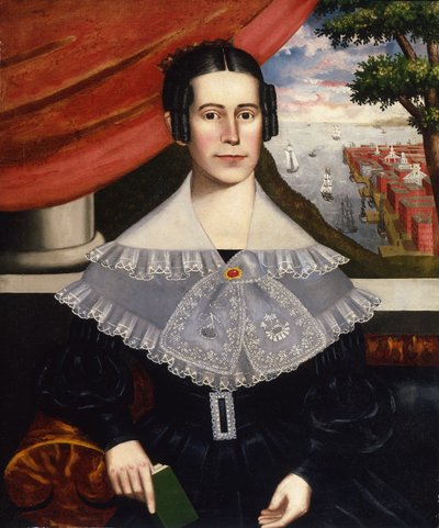 Louisa Galland Cook Moore by Erastus Salisbury Field